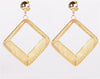 Gold hollow Out Statement Earrings Sacred Geometry