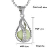 Water Drop Locket Necklace
