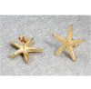 Elegant Gold Plated Starfish Stud Earrings
